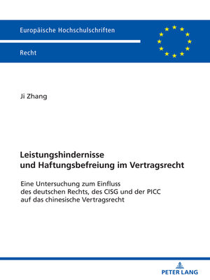 cover image of Leistungshindernisse und Haftungsbefreiung im Vertragsrecht